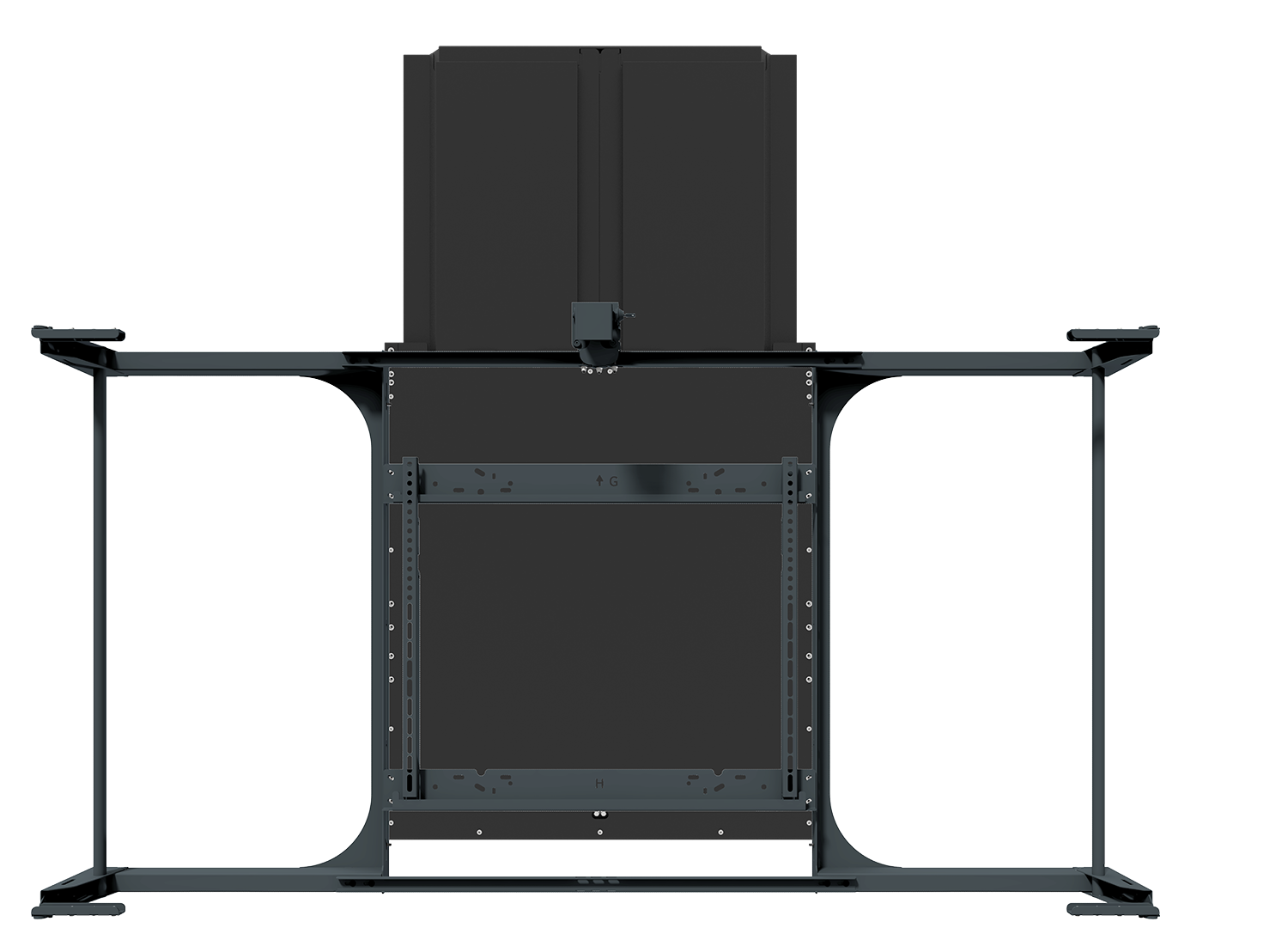 Thomas Regout Balancebox 650-II mit Winx 4b Rahmen für Winx Seitenflügel, untere Position