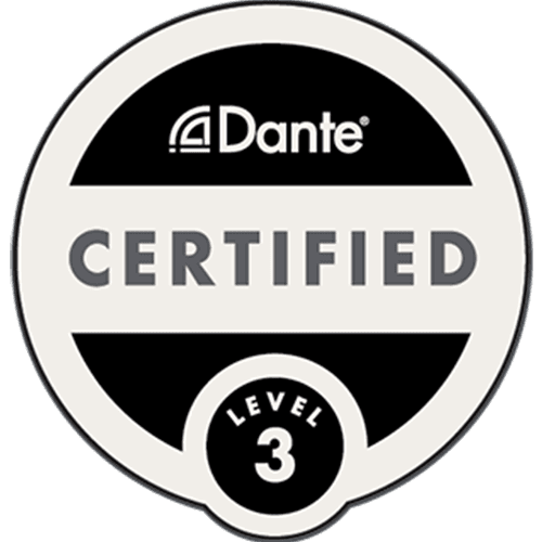 Zertifizierung Dante Level 3