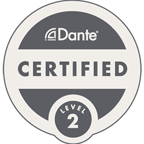 Zertifizierung Dante Level 2